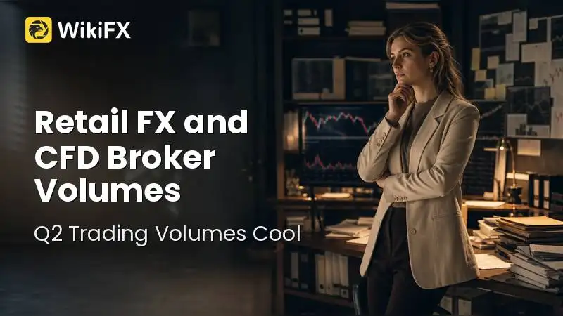 Retail FX and CFD Broker Volumes Decline