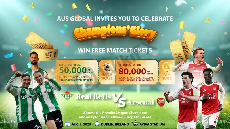 You are currently viewing AUS GLOBAL Invites You to the Blockbuster Clash: Real Betis vs. Arsenal, Experience the Thrill of European Football Live