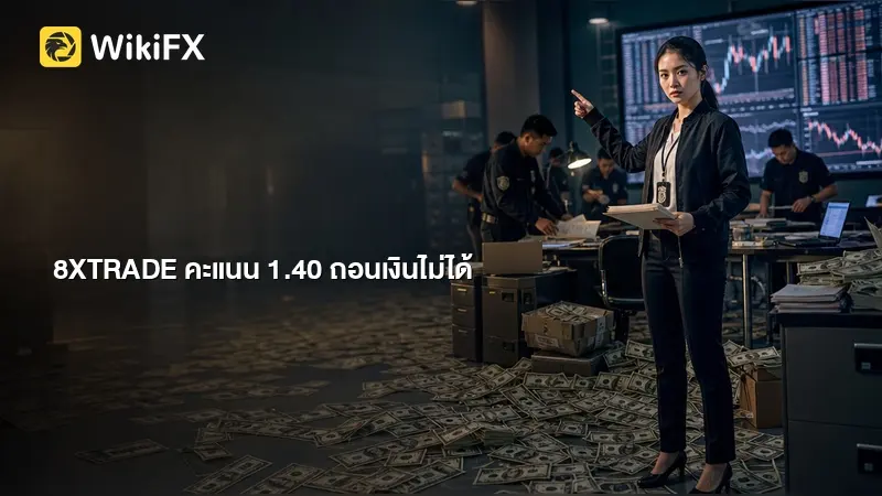 8XTRADE รีวิว: ไร้ใบอนุญาต คะแนน 1.40 และข้อร้องเรียนถอนเงินไม่ได้