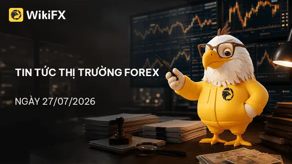 Tin tức thị trường Forex ngày 27/07/2026: EC Markets và TMGM vượt mốc 2 nghìn tỷ USD