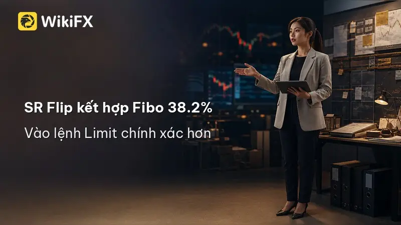 SR Flip và Fibo 38.2%: Cách vào lệnh Limit siêu chính xác