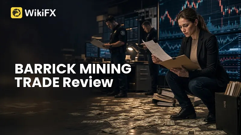 BARRICK MINING TRADE : un courtier sans régulation au score de 1,76