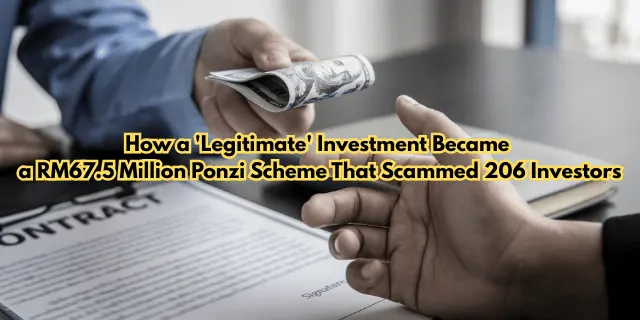 How a 'Legitimate' Investment Became  a RM67.5 Million Ponzi Scheme That Scammed 206 Investors
