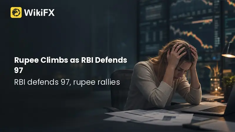 Rupee Hits Two-Week High as RBI Defends 97 Mark