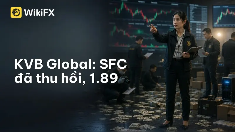 Đánh giá KVB Global: Điểm 1.89, giấy phép SFC bị thu hồi , nhà đầu tư cần biết gì?