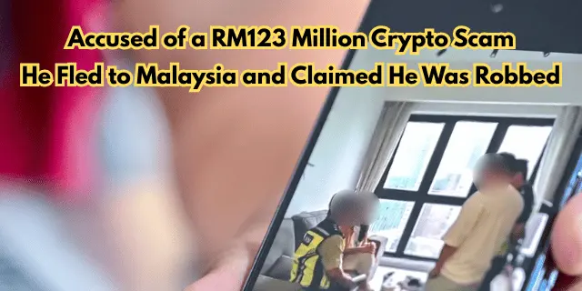 Accused of a RM123 Million Crypto Scam, He Fled to Malaysia and Claimed He Was Robbed