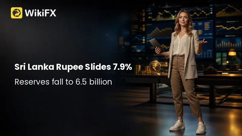Sri Lanka Rupee Slides 7.9% in H1 2026 as Bank Steps In