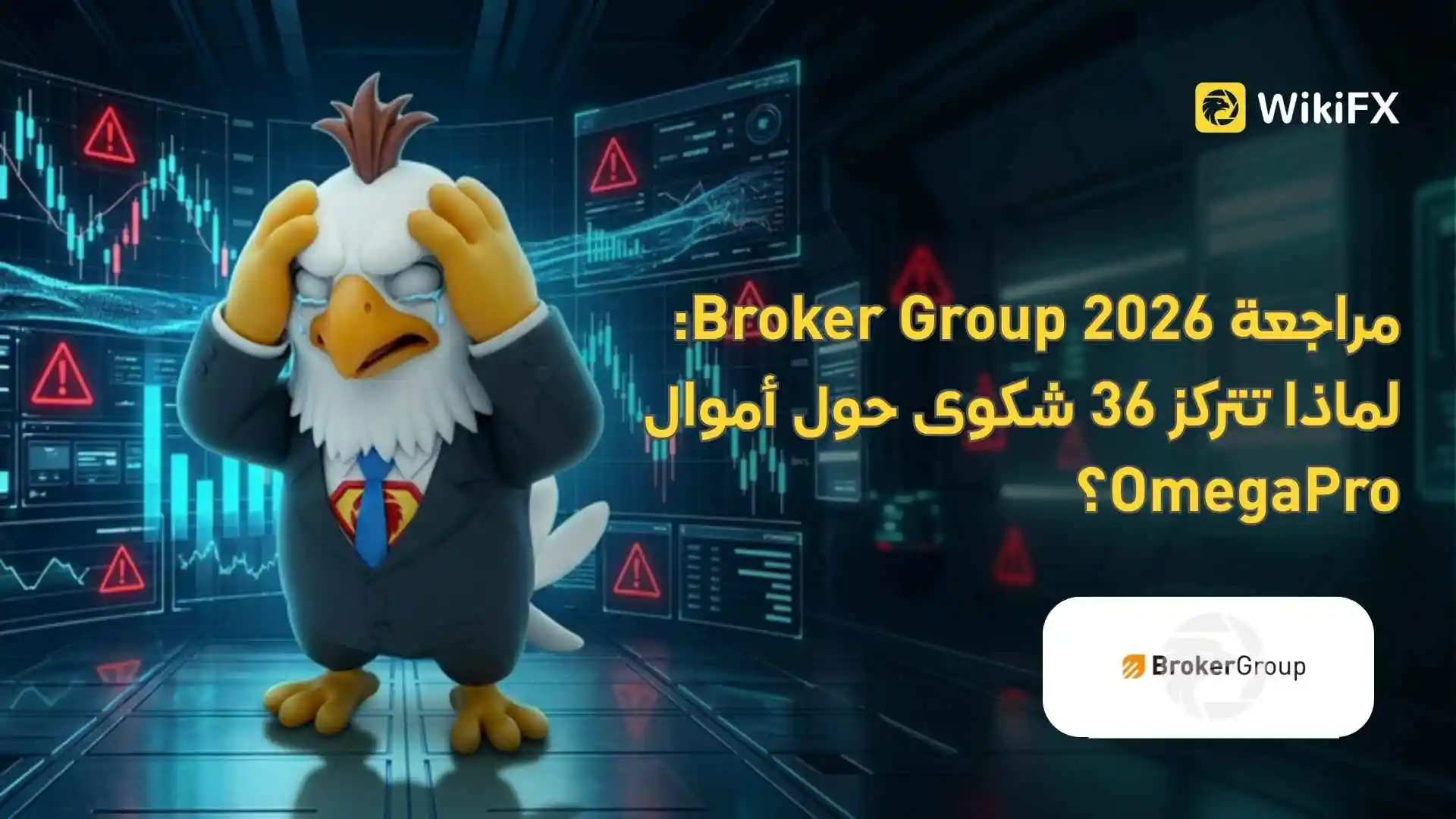 مراجعة Broker Group 2026: لماذا تتركز 36 شكوى حول أموال OmegaPro؟