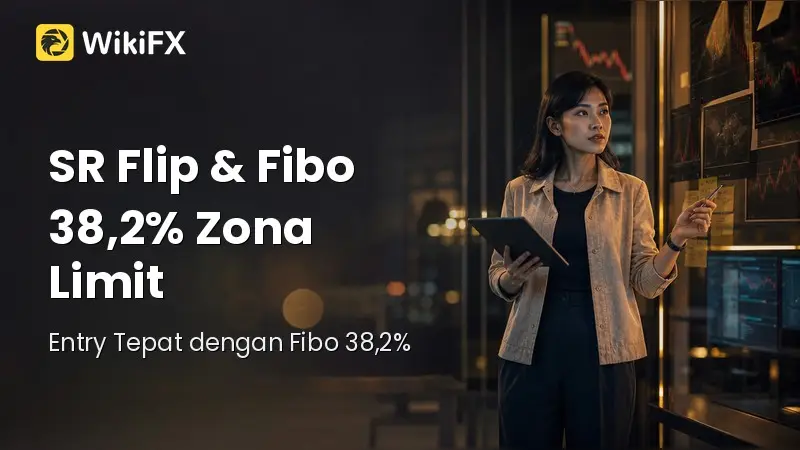 SR Flip & Fibonacci 38,2% Cara Menempatkan Limit di Zona Tepat