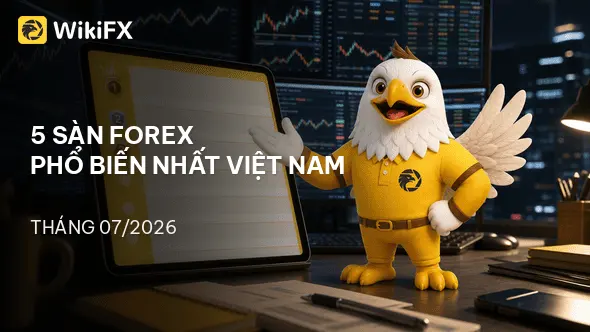 Top 5 sàn Forex phổ biến nhất Việt Nam tháng 07/2026 - WikiFX Review