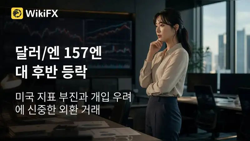 달러/엔 157엔대 후반…美 지표 부진과 개입 우려