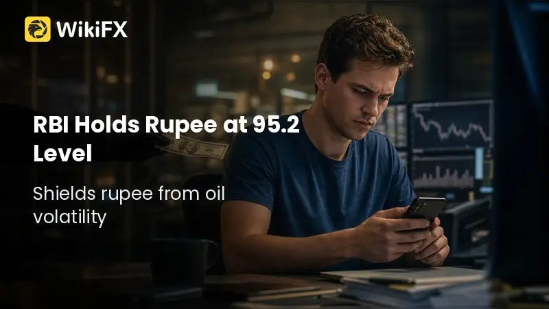 Rupee Steady at 95.2 as RBI Steps In to Cap Oil Risk