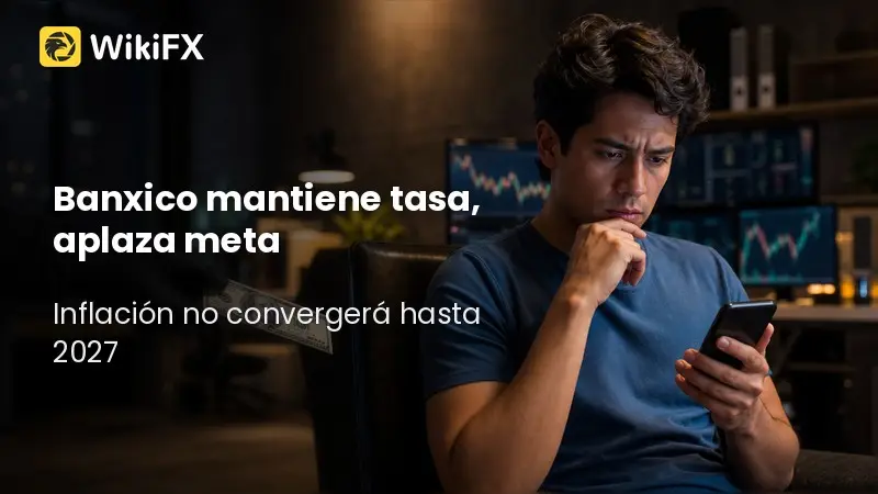 Banxico mantiene tasa en 6.50% y aplaza meta de inflación