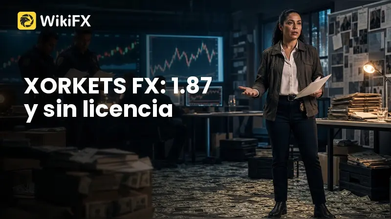 XORKETS FX: puntuación de 1.87, sin licencia regulatoria y con reseñas que generan dudas