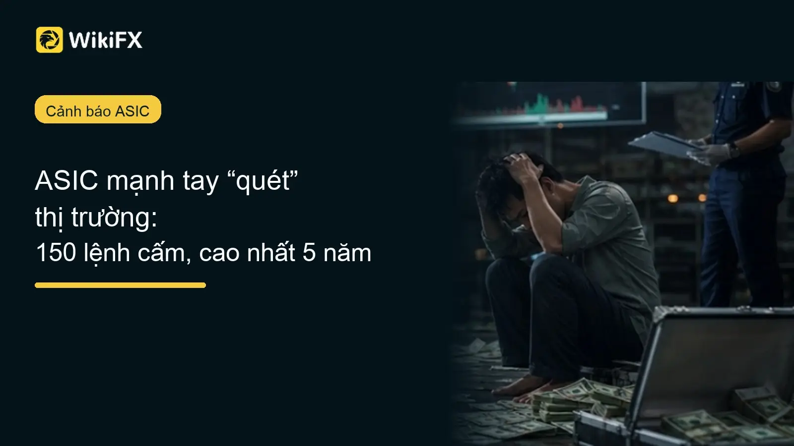 ASIC mạnh tay “quét” thị trường: 150 lệnh cấm, cao nhất 5 năm