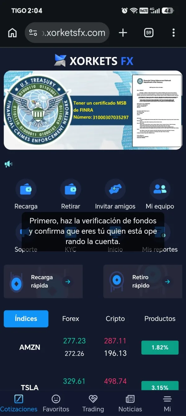 XORKETS FX estafa XORKETS FX estafa
