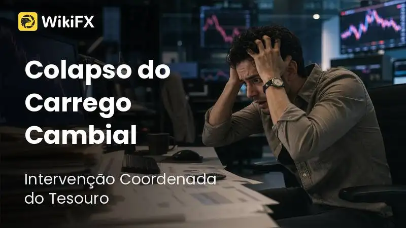 O Colapso do Carrego Cambial sob a Intervenção Coordenada do Tesouro