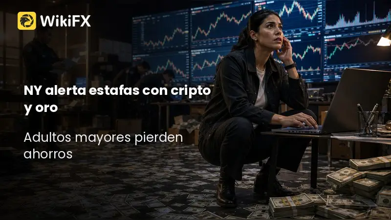NY alerta: así vacían ahorros con criptomonedas y oro