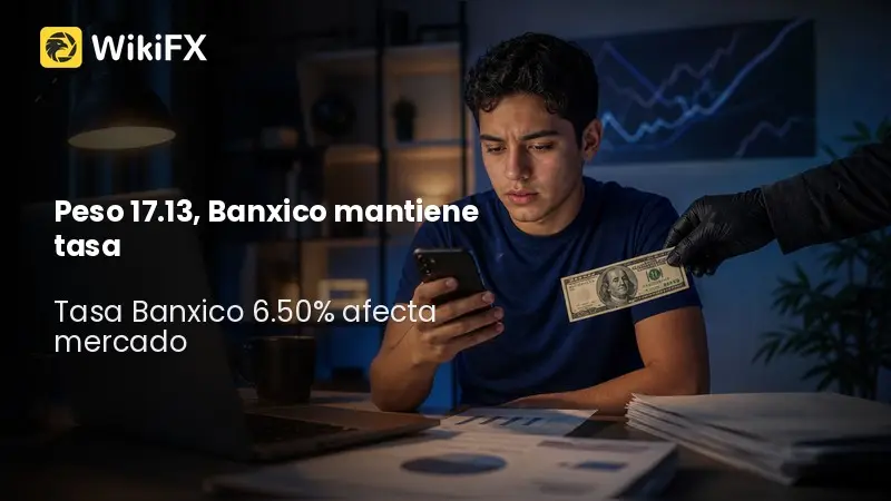 Peso toca su mejor nivel en días; Banxico no cede