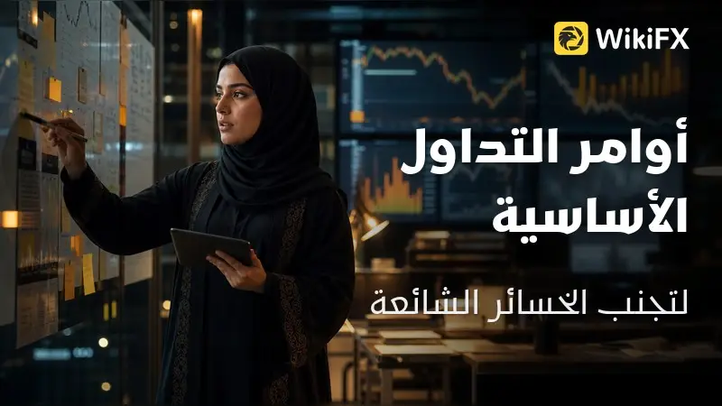 أنواع أوامر التداول وكيفية استخدامها بدقة
