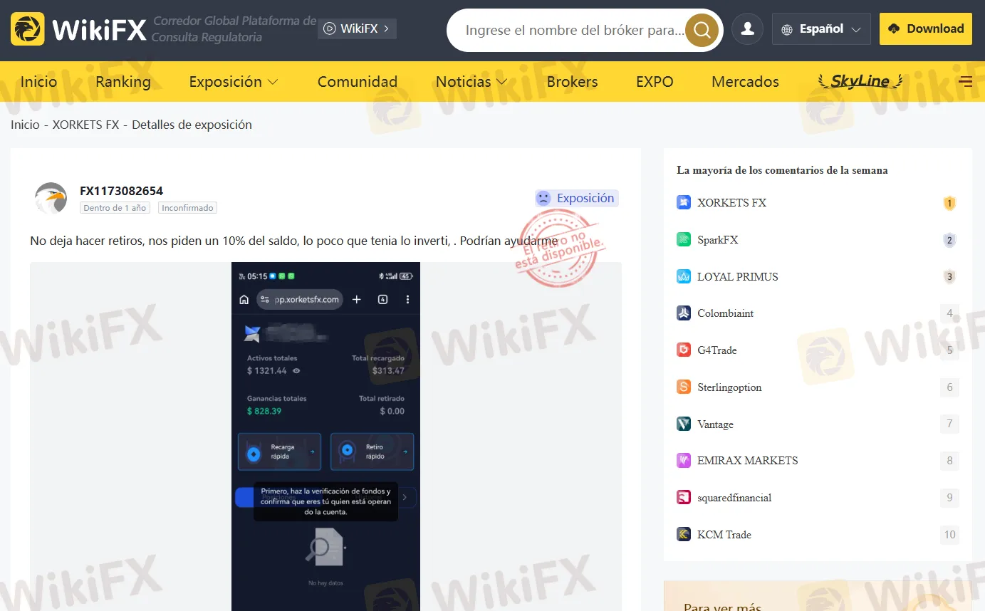 Estafa XORKETS FX Estafa XORKETS FX
