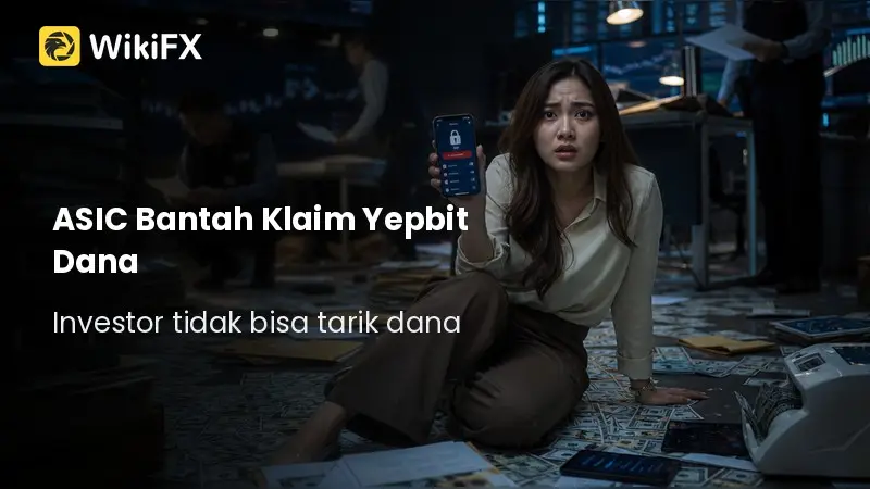 ASIC Peringatkan Yepbit: Dana Investor Diklaim Dibekukan