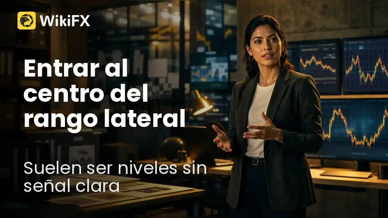 El error de entrar en el centro de un rango lateral