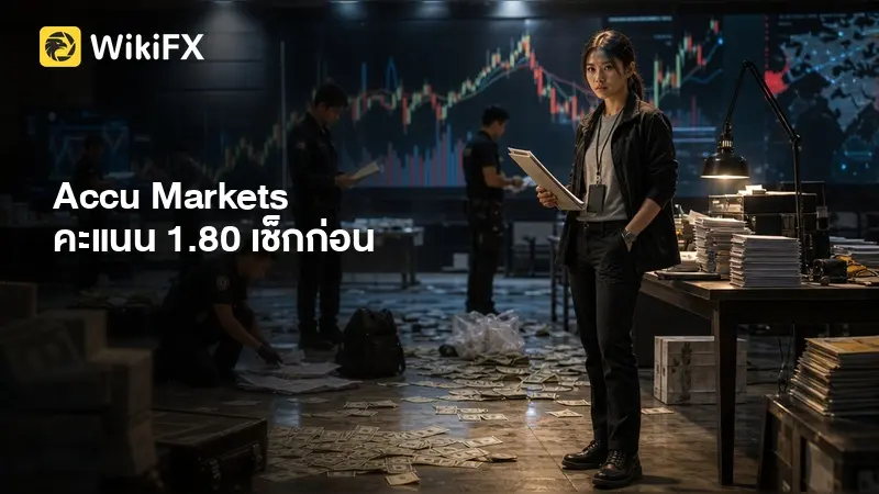 รีวิว Accu Markets: อ้างว่าถูกกำกับดูแล แต่คะแนน WikiFX เหลือเพียง 1.80