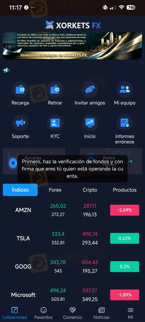 XORKETS FX estafa XORKETS FX estafa
