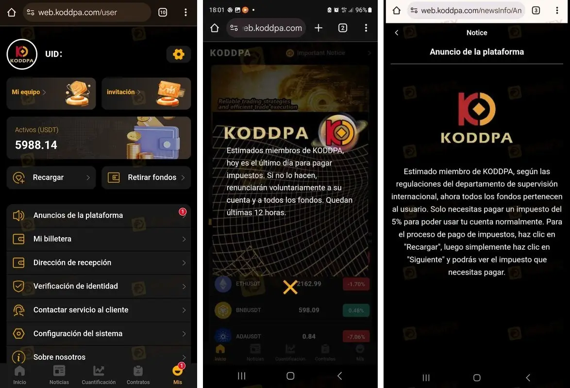 KODDPA a examen: retiros bloqueados, excusas de "hackeo" y una supuesta cotización en bolsa sin respaldo regulatorio
