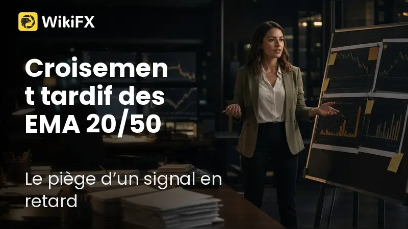 Pourquoi le croisement EMA 20/50 arrive trop tard