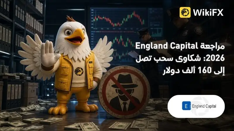 مراجعة England Capital 2026: شكاوى سحب تصل إلى 160 ألف دولار