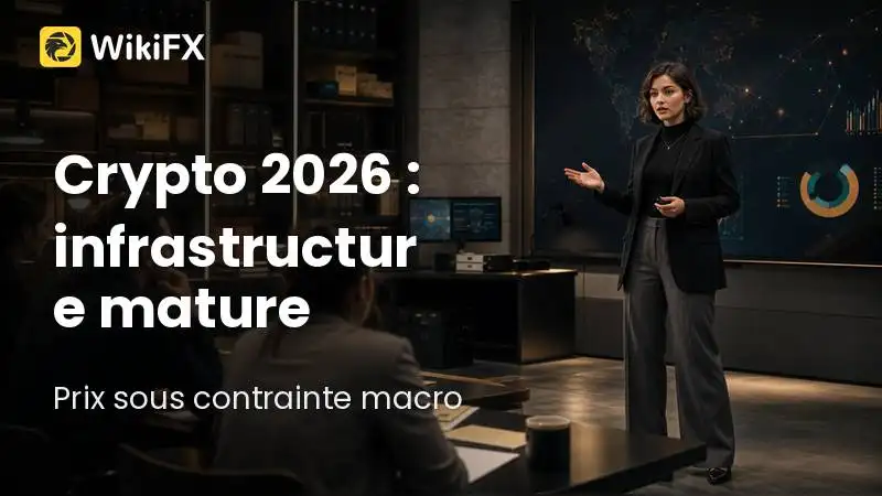 Crypto 2026 : infrastructure mature, prix sous contrainte macro
