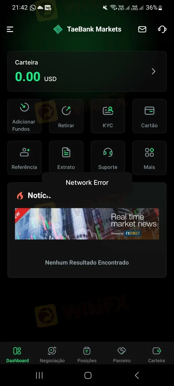 TaeBank Markets estafa