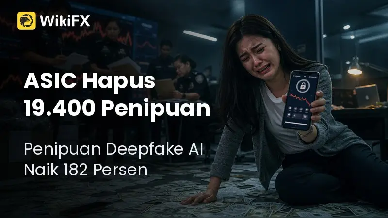 ASIC Hapus 19.400 Penipuan, Deepfake AI Incar Investor