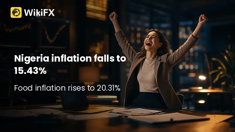 Nigeria's inflation falls to 15.43% as CBN tightening bites