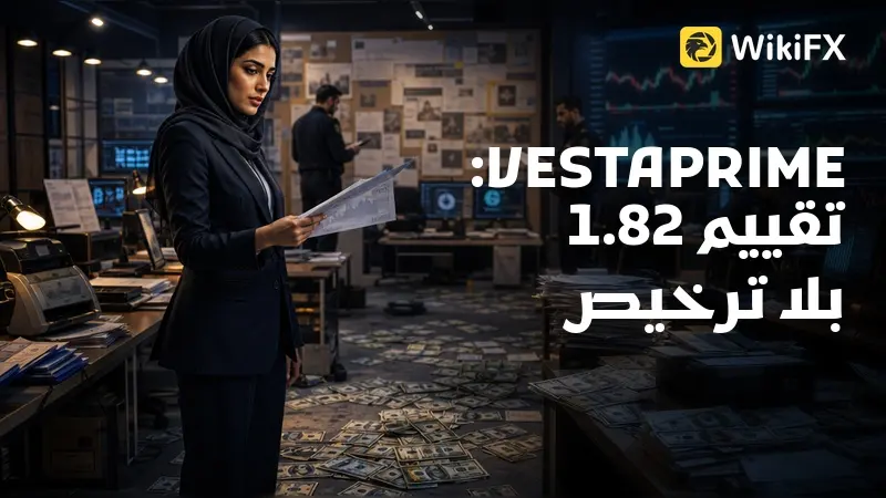 مراجعة VESTAPRIME: تقييم 1.82 من 10 وغياب معلومات تنظيمية واضحة قبل الإيداع