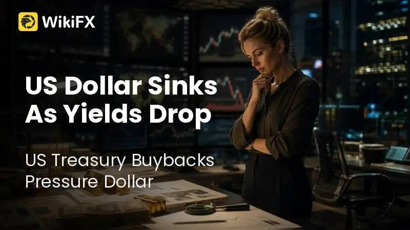 US Dollar Sinks As Yields Drop