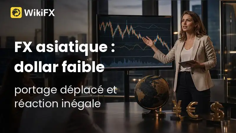 FX asiatique : dollar faible, portage déplacé et réaction inégale