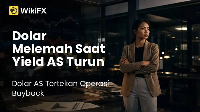 Dolar Melemah Saat Yield AS Turun