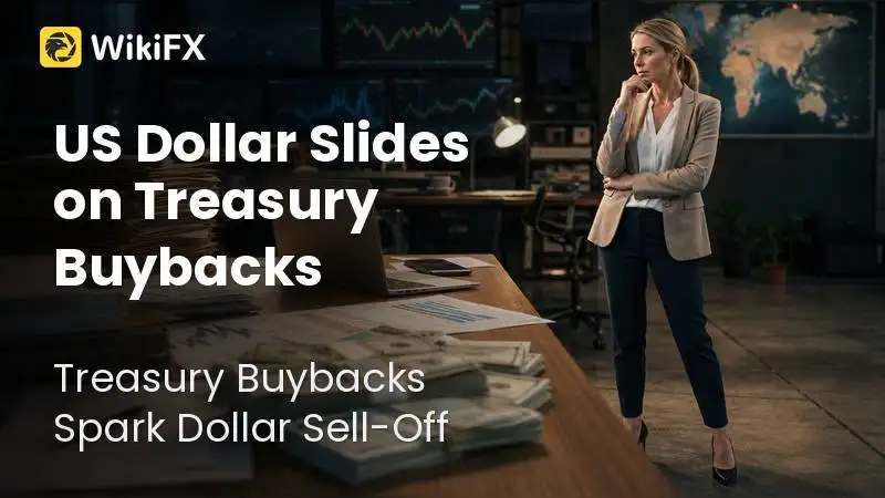 US Dollar Slides as Treasury Buybacks Sink Yields