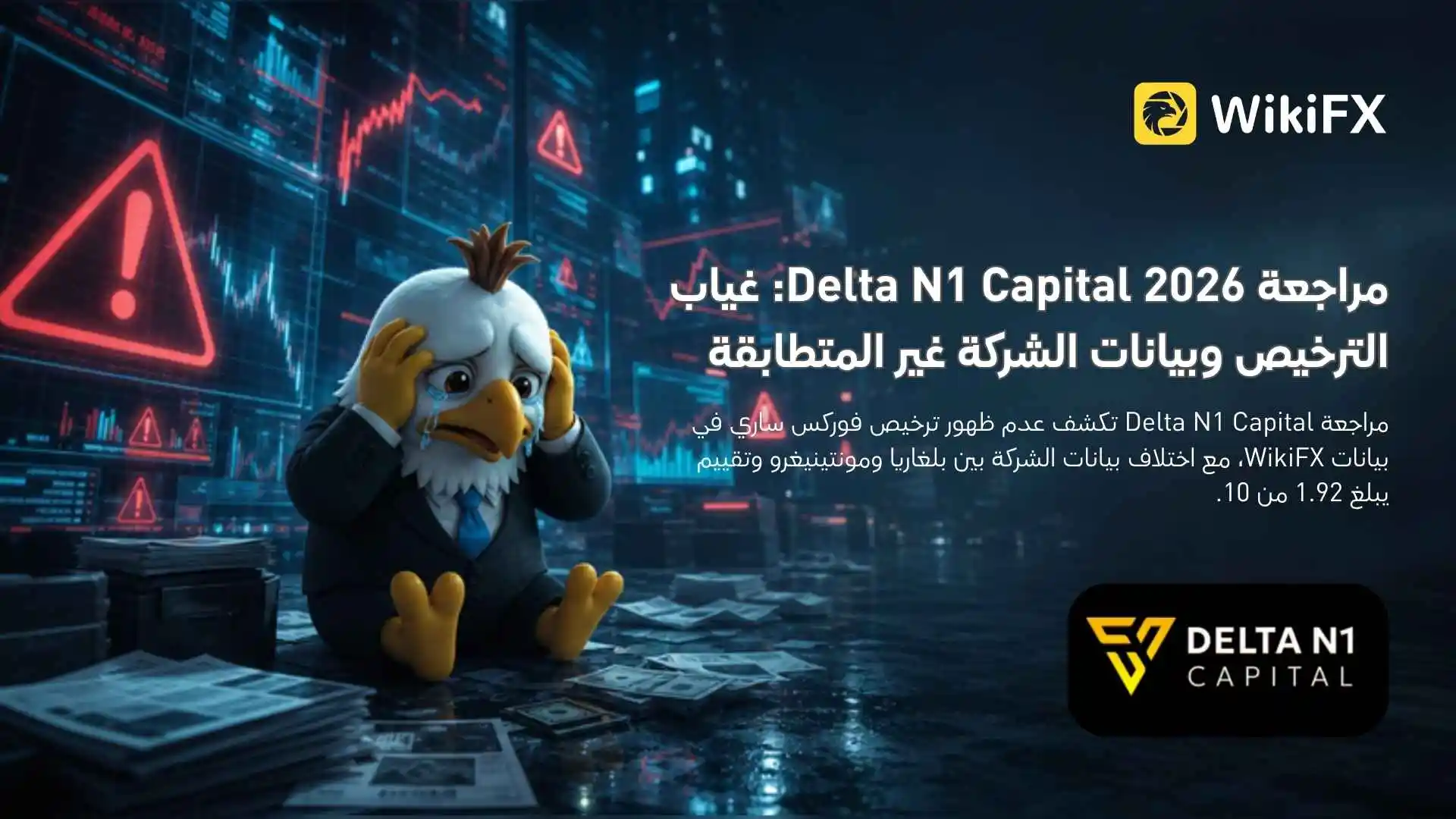 مراجعة Delta N1 Capital 2026: غياب الترخيص وبيانات الشركة غير المتطابقة