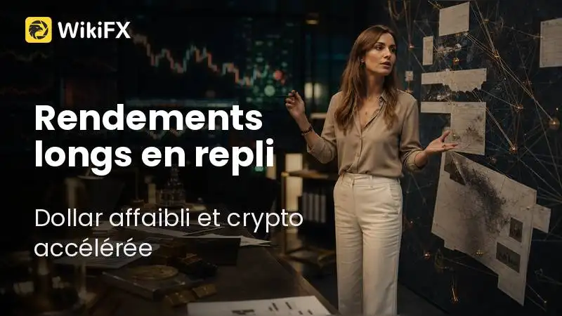 Rendements longs en repli, dollar affaibli et crypto accélérée par les liquidations vendeuses