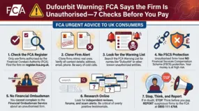 Dufourbit Warning: FCA Says the Firm Is Unauthorised—7 Checks Before You Pay