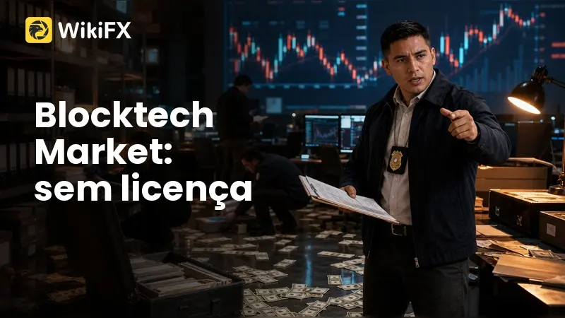 Blocktech Market: corretora sem registro regulatório encontrado e planos de retorno fixo