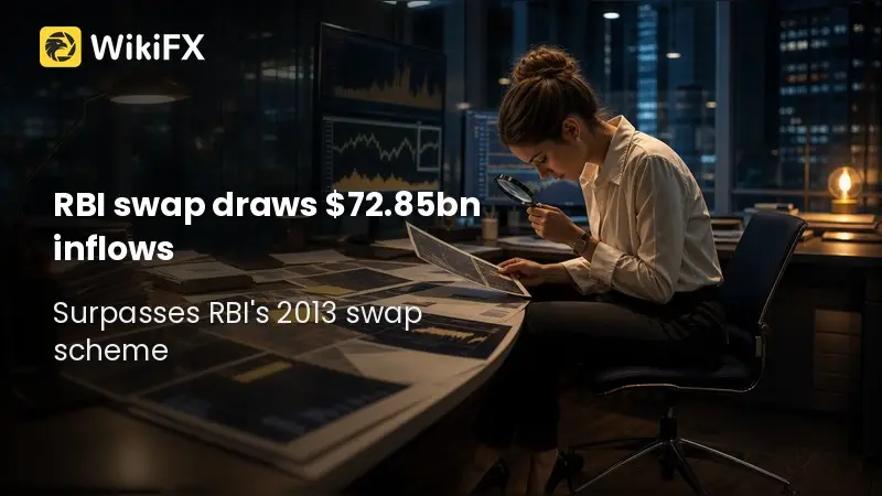 RBI Swap Facility Pulls in $72.85 bn Forex Inflows by Aug 21