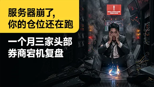 服务器崩了，你的仓位还在跑：一个月三家头部券商宕机复盘