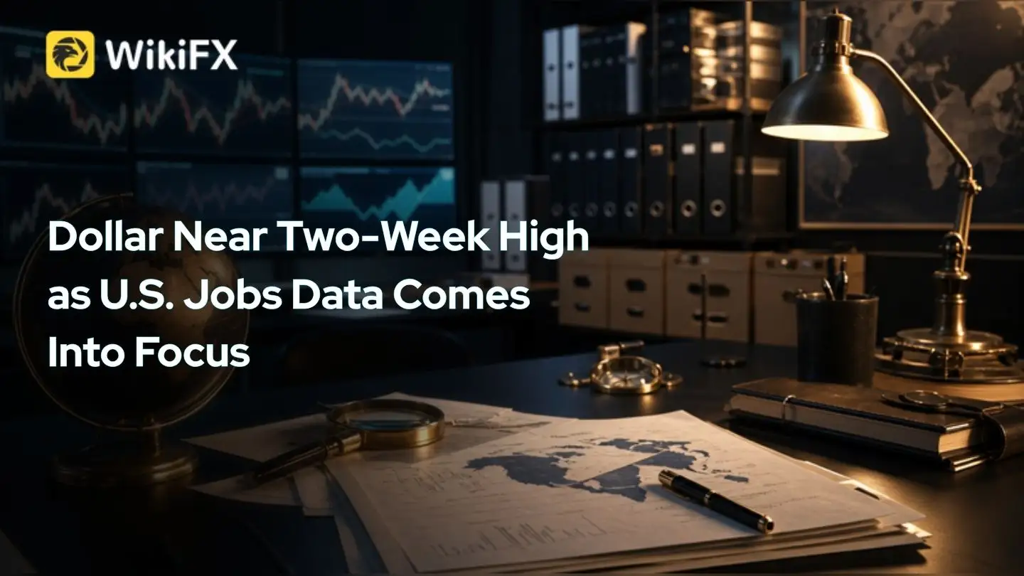 Dollar Near Two-Week High as U.S. Jobs Data Comes Into Focus