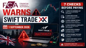 FCA Warns Swift TradeX on 1 September 2026: 7 Checks Before Paying