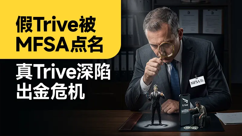 假Trive被MFSA点名,真Trive深陷出金危机